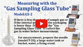 Measuring with the Gas Sampling Glass Tube